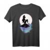 HapPanda Little Mermaid Ariel Colorful Sunset Moon T-Shirt – Lizenziertes Disney Geschenk für Meerjungfrauen-Fans
