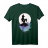 HapPanda Little Mermaid Ariel Colorful Sunset Moon T-Shirt – Lizenziertes Disney Geschenk für Meerjungfrauen-Fans
