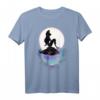 HapPanda Little Mermaid Ariel Colorful Sunset Moon T-Shirt – Lizenziertes Disney Geschenk für Meerjungfrauen-Fans