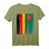 Deutschland Bangladesch Flaggen T-Shirt - Doppelte Staatsbürgerschaft, Integration & Toleranz feiern zum Geburtstag oder Weihnachten
