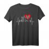 Frankfurt Skyline Herzschlag Fan T-Shirt – Ich Liebe Frankfurt Am Main, Skyline & Sehenswürdigkeiten für stolze Frankfurter