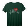 Frankfurt Skyline Herzschlag Fan T-Shirt – Ich Liebe Frankfurt Am Main, Skyline & Sehenswürdigkeiten für stolze Frankfurter