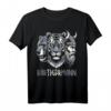 BÄRTIGERMANN Wikinger Bart Vollbart T-Shirt – Lustiges Design mit Bär, Tiger und Wikinger-Motiv für Männer, perfekt zum Geburtstag & Weihnachten