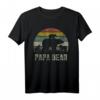 Lustiges Papa-Bär T-Shirt für Opa mit Enkelkindern – Vintage Geschenk zum Vatertag für Großeltern & Vater