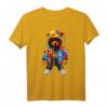 Hip Hop Bär Bunter Teddybär mit Kapuze T-Shirt – Trendiges Streetwear-Design mit buntem Grafikmotiv