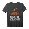 Offizielles Schlafshirt Herren & Damen mit Bär Lustigem Spruch – Perfektes Geschenk für Morgenmuffel, Teenager und Geburtstage