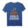 Offizielles Schlafshirt Herren & Damen mit Bär Lustigem Spruch – Perfektes Geschenk für Morgenmuffel, Teenager und Geburtstage