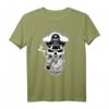 Kapitän Totenkopf Bart Segler Navigator Boot T-Shirt – Witziges Männeroutfit für Bootsfahrer, Kapitäne & Abenteuerfans
