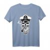Kapitän Totenkopf Bart Segler Navigator Boot T-Shirt – Witziges Männeroutfit für Bootsfahrer, Kapitäne & Abenteuerfans