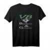 V8 Power Blubbern & Grinsen T-Shirt – Muskelauto, PS & Benzin Geschenk für V8 Motor Fans