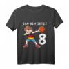 Kinder 8. Geburtstag Basketball Deutschland T-Shirt – Perfektes Geschenk für Jungen zum 8. Geburtstag, Schule & Kindergarten