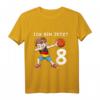 Kinder 8. Geburtstag Basketball Deutschland T-Shirt – Perfektes Geschenk für Jungen zum 8. Geburtstag, Schule & Kindergarten