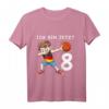 Kinder 8. Geburtstag Basketball Deutschland T-Shirt – Perfektes Geschenk für Jungen zum 8. Geburtstag, Schule & Kindergarten