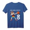 Kinder 8. Geburtstag Basketball Deutschland T-Shirt – Perfektes Geschenk für Jungen zum 8. Geburtstag, Schule & Kindergarten