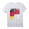 Indonesien Deutschland Flagge T-Shirt - Klassisch geschnitten, doppelt genähter Saum für Fans & Reiseliebhaber