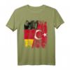Türkei Deutschland Flagge T-Shirt für Damen, Herren und Kinder | Patriotisches Ländershirt mit klassischem Design