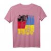 Ukraine Deutschland Freundschaft Flagge T-Shirt für Damen, Herren & Kinder – Klassisch geschnitten, doppelt genähter Saum