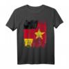 Vietnam Deutschland Flagge T-Shirt für Damen, Herren und Kinder – Klassisch geschnitten, doppelt genähter Saum