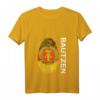 Damen Bautzen DDR Flagge T-Shirt mit V-Ausschnitt - Stolzes Ostdeutsches Erinnerungsstück und Souvenir