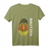 Damen Bautzen DDR Flagge T-Shirt mit V-Ausschnitt - Stolzes Ostdeutsches Erinnerungsstück und Souvenir