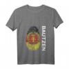 Damen Bautzen DDR Flagge T-Shirt mit V-Ausschnitt - Stolzes Ostdeutsches Erinnerungsstück und Souvenir