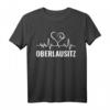 Oberlausitz T-Shirt - Regionales Design für Oberlausitzer und Ostsachsen, Klassisch geschnitten und doppelt genäht