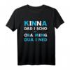 Kinna dad i scho oba meng dua i ned Bassd scho - Bayerisches Dialekt T-Shirt zum HapPanda, Heimatliebe & Humor Geschenk