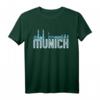 München Skyline Stadt T-Shirt - Vintage Bayern Deutschland Geschenk für Fans und Liebhaber der Münchner Stadt & Kultur