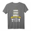 Oans Zwoa Drei - Triple Sieger Bayern München Fan T-Shirt für Supporter, Ultras & Fußball Fans mit bayrischem Spruch