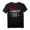 Achtung Ich bin in Pension Ich Weiß Alles T-Shirt – Lustiges Abschiedsgeschenk für Rentner und Pensionisten aus Österreich