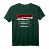 Achtung Ich bin in Pension Ich Weiß Alles T-Shirt – Lustiges Abschiedsgeschenk für Rentner und Pensionisten aus Österreich