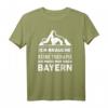 Lustiges Bayern T-Shirt Geschenk mit Bergmotiv - Perfekt für Bayern-Urlauber, Bayern-Fans und als Geschenk für Weihnachten & Geburtstage