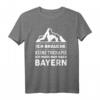 Lustiges Bayern T-Shirt Geschenk mit Bergmotiv - Perfekt für Bayern-Urlauber, Bayern-Fans und als Geschenk für Weihnachten & Geburtstage
