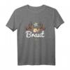 Braut JGA T-Shirt für Frauen lustig Bayern - Originelles Land & Dorf Hochzeits-Shirt für Junggesellinnenabschied, Poltern & Feier in Tracht & Dirndl