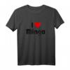 Ich liebe Minga München T-Shirt – Klassisch geschnittenes Bayern- und Münchner-Liebhaber-Shirt, perfektes Geschenk für Münchner und Bayern-Fans