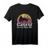 Cats and Green Bay, WI Retro Vintage T-Shirt – Geschenk für Katzenliebhaber, Stadtfans und alle, die Green Bay lieben