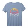 Cats and Green Bay, WI Retro Vintage T-Shirt – Geschenk für Katzenliebhaber, Stadtfans und alle, die Green Bay lieben