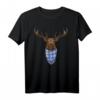 Trachten T-Shirt Bayern mit Hirsch und Flagge - Perfekt für Oktoberfest, Münchner Wiesn und bayrische Feste