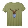 Trachten T-Shirt Bayern mit Hirsch und Flagge - Perfekt für Oktoberfest, Münchner Wiesn und bayrische Feste