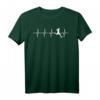 Fußball Herzschlag Geschenk für Fußballspieler - Personalisiertes T-Shirt mit EKG-Design für Vereinsspieler & Hobbyspieler