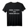 Lustiges bayrisches T-Shirt mit Spruch 'Himmi Oarsch Und Woiknbruch' – Perfektes Geschenk für Oktoberfest, Volksfest & Bierzelt
