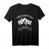 Forstwirtschaft Förster Wald Ruft Dialekt T-Shirt mit Bergen - Lustiges Geschenk für Waldbesitzer, Waldarbeiter & Naturliebhaber