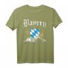 Bayern mit Bergen Wappen Königlich Freistaat T-Shirt – Perfekt für Oktoberfest, Festlichkeiten & als Geschenk für Bayern-Liebhaber