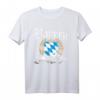 Bayern mit Bergen Wappen Königlich Freistaat T-Shirt – Perfekt für Oktoberfest, Festlichkeiten & als Geschenk für Bayern-Liebhaber