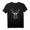 Bayern Hirsch mit Sonnenbrille Herren Lederhose Kostüm T-Shirt – Lässiges Oktoberfest Outfit für Damen, Herren & Kinder
