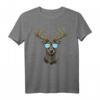 Bayern Hirsch mit Sonnenbrille Herren Lederhose Kostüm T-Shirt – Lässiges Oktoberfest Outfit für Damen, Herren & Kinder