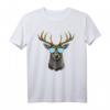 Bayern Hirsch mit Sonnenbrille Herren Lederhose Kostüm T-Shirt – Lässiges Oktoberfest Outfit für Damen, Herren & Kinder