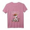 Damen Lustiges Bayern und Trachten Kuh I mog mi ned aufbrezeln T-Shirt mit V-Ausschnitt – Perfekt für Zeltfest & Dorffest, Geschenk für Bayern-Fans