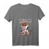 Damen Lustiges Bayern und Trachten Kuh I mog mi ned aufbrezeln T-Shirt mit V-Ausschnitt – Perfekt für Zeltfest & Dorffest, Geschenk für Bayern-Fans