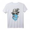 Trachten T-Shirt Herren bayrisch für Oktoberfest - Lustiges Trachtenshirt mit Edelweiß, Hut & Halstuch für Volksfest & Wiesn